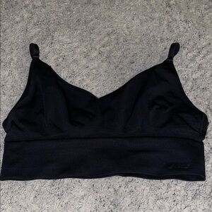 PINK Victoria's Secret Midnight Black Sports Bra